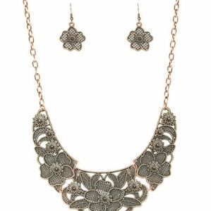 Necklace with earrings